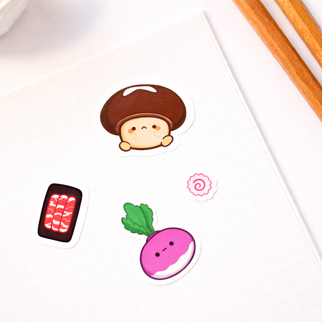 Hot Pot Sticker Sheet