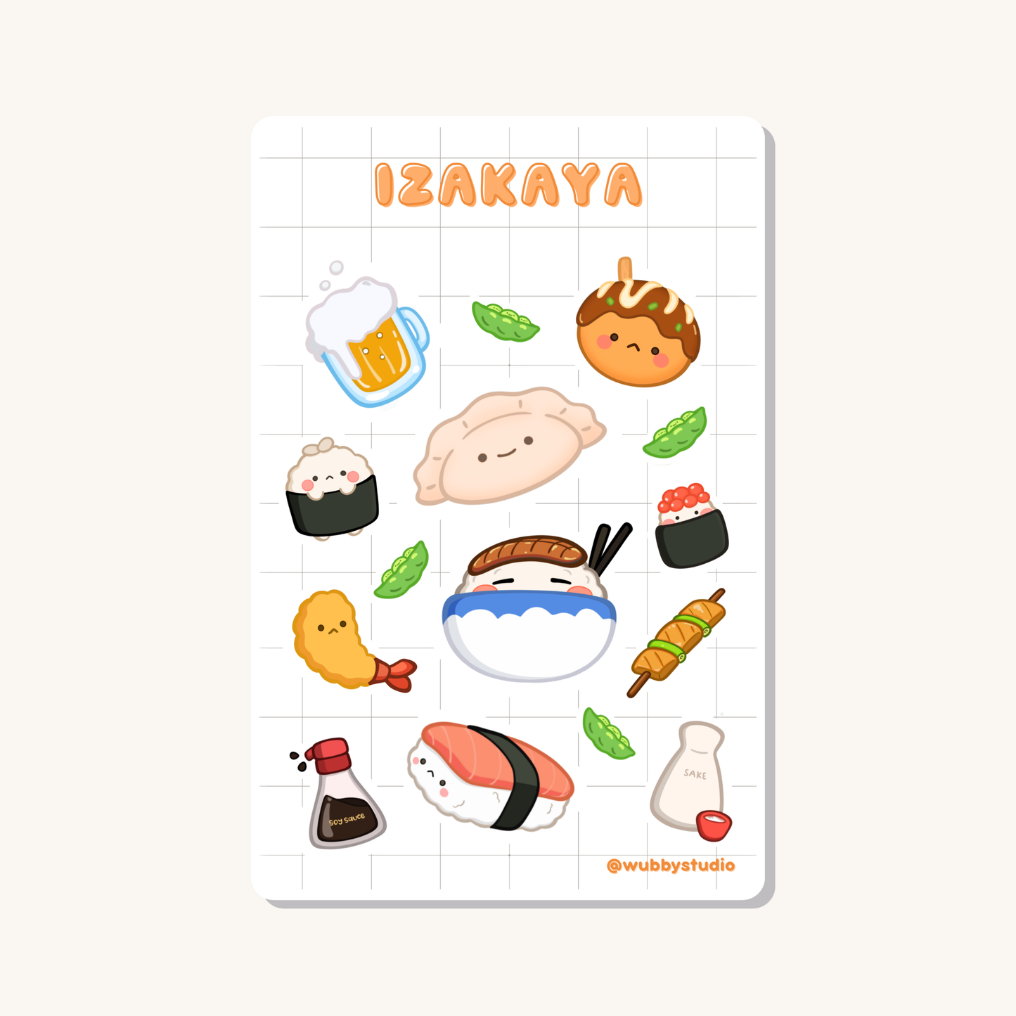 Izakaya Sticker Sheet