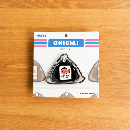 Onigiri (Spicy Tuna) Enamel Pin