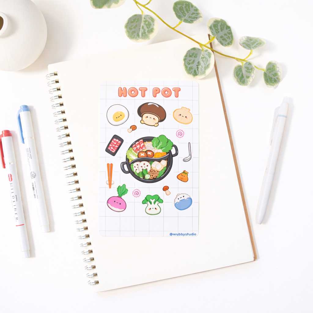 Hot Pot Sticker Sheet