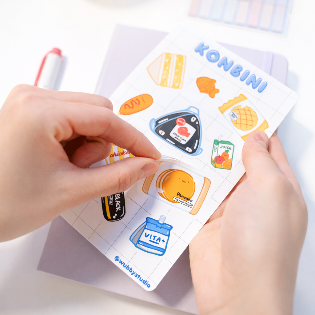 Konbini Convenience Store Sticker Sheet